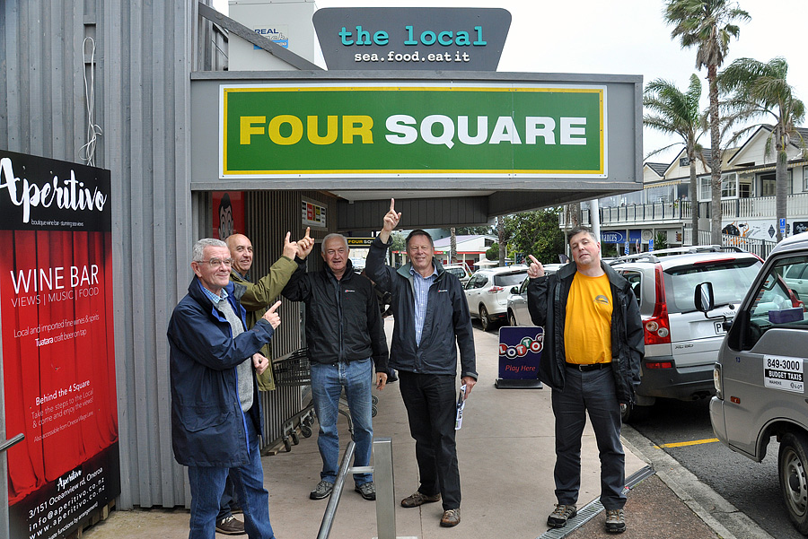 No, ZL7G were not using a Four Square! This was the name of a restaurant on Waiheke island off Auckland.